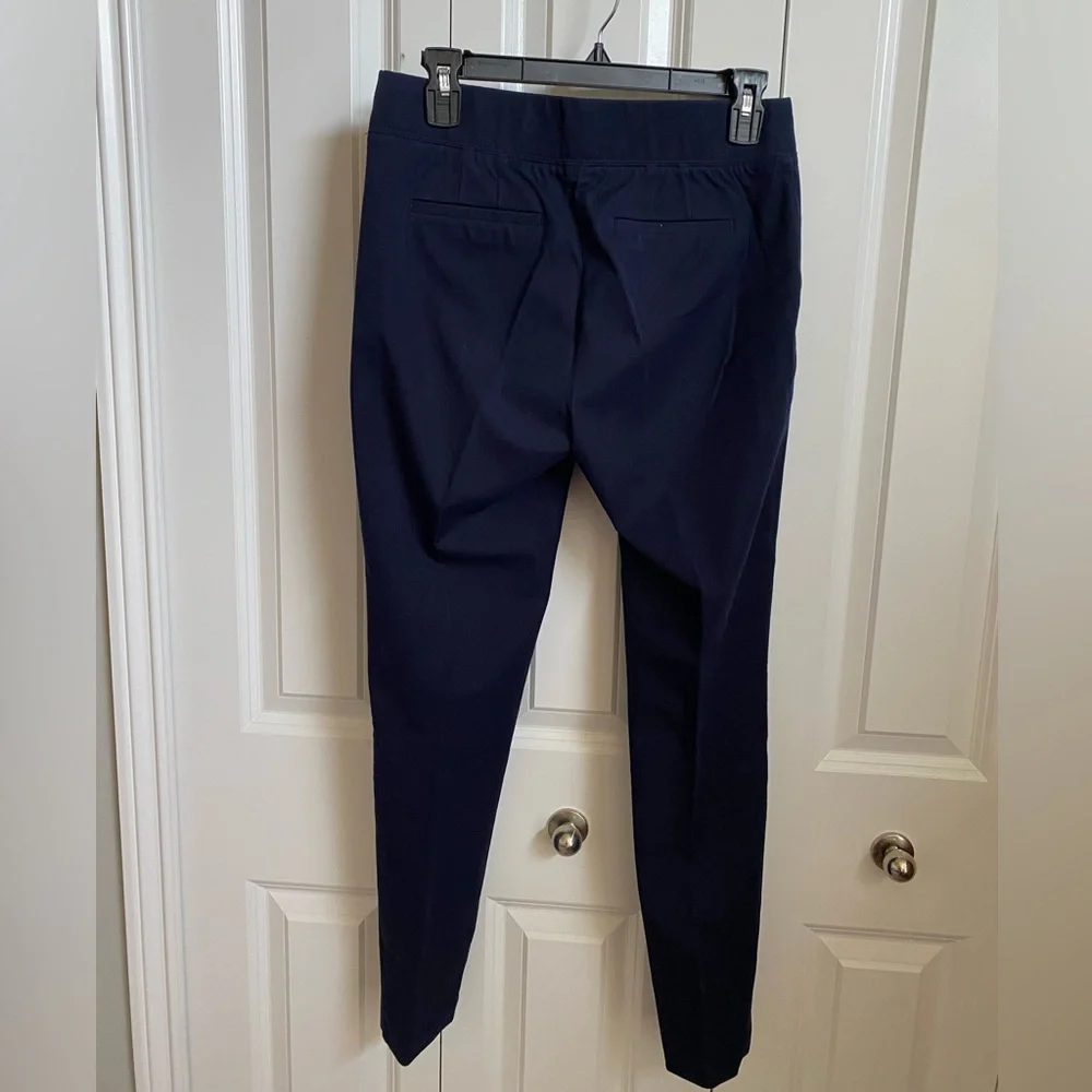 Talbots Dark Blue Skinny Ankle Pants - Picture 3 of 7